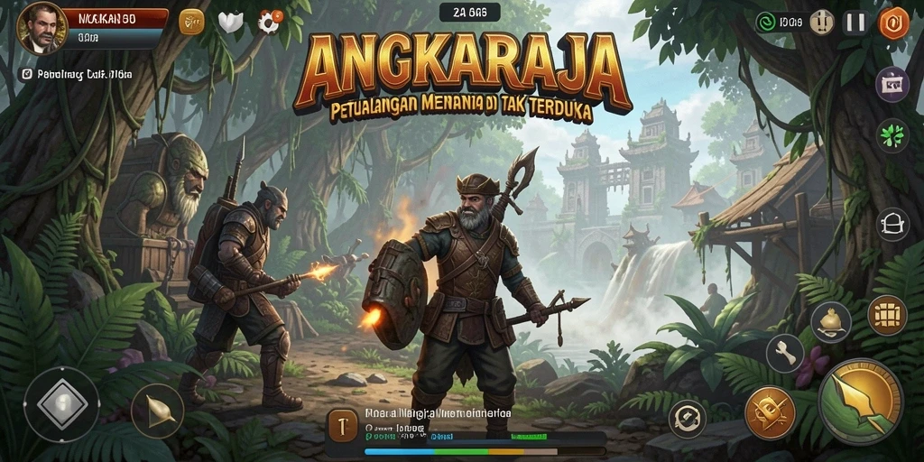 Gameplay menarik ANGKARAJA yang penuh dengan petualangan.