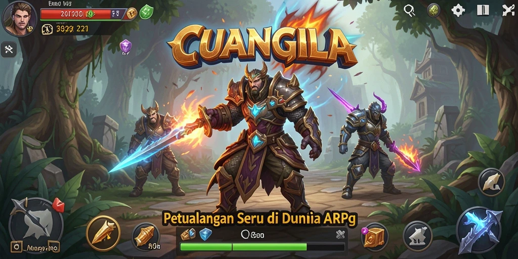 Screenshot gameplay ARPG yang mendebarkan dari CUANGILA.