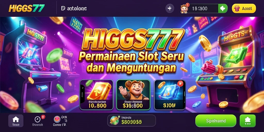 Tampilan grafis menarik dari gameplay HIGGS777 Slot.
