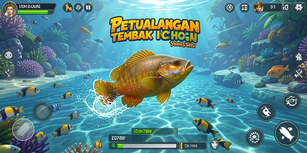 Screenshot utama ID6788 dengan gameplay Tembak Ikan yang menarik.