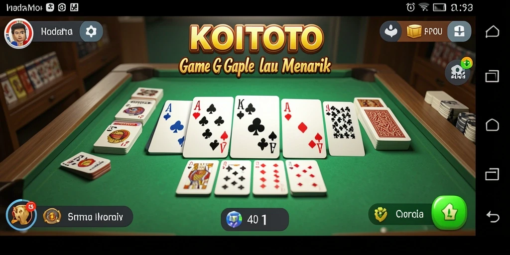 Tampilan gameplay Gaple yang menarik di KOITOTO.