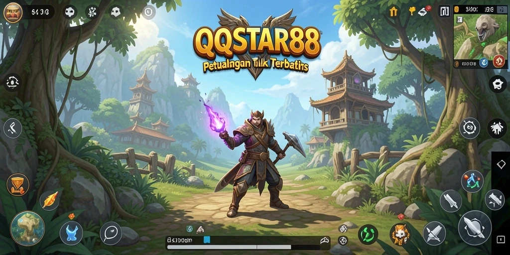 Gameplay QQSTAR88 yang menampilkan kebebasan eksplorasi di dunia terbuka.