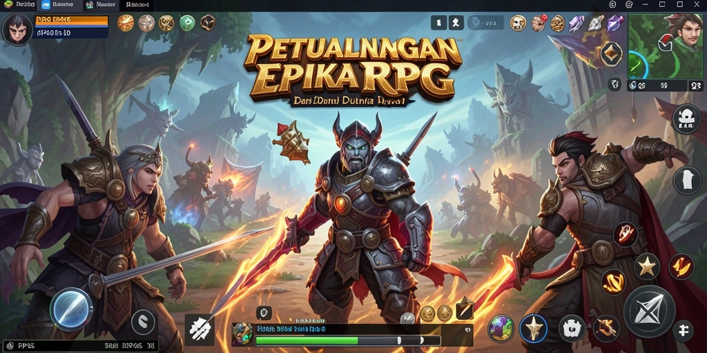 Gambaran menarik dari gameplay RP66 yang penuh aksi RPG.