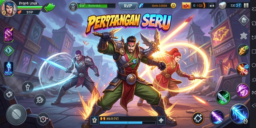 Tampilan gameplay RVIP2 yang menegangkan saat bertarung.
