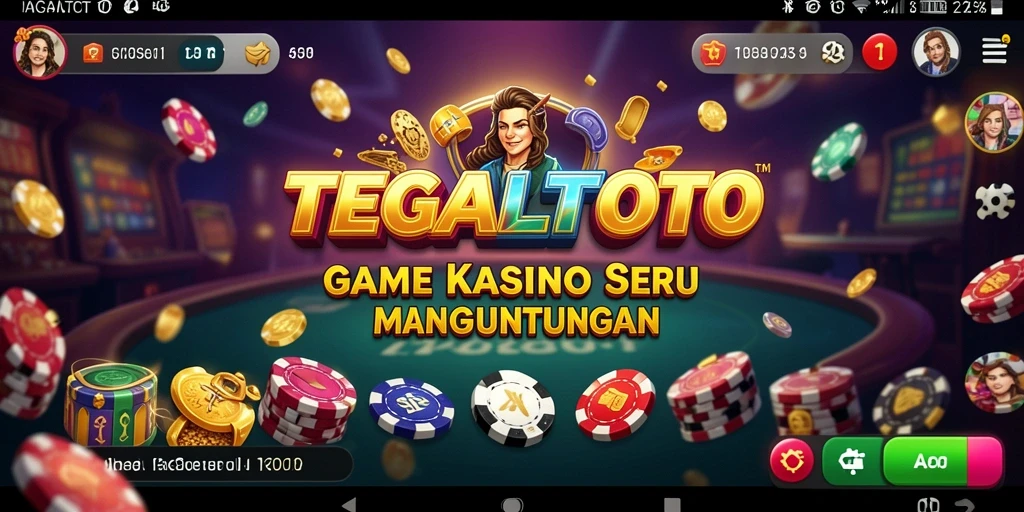 Gameplay seru dari TEGALTOTO yang menampilkan keseruan kasino.